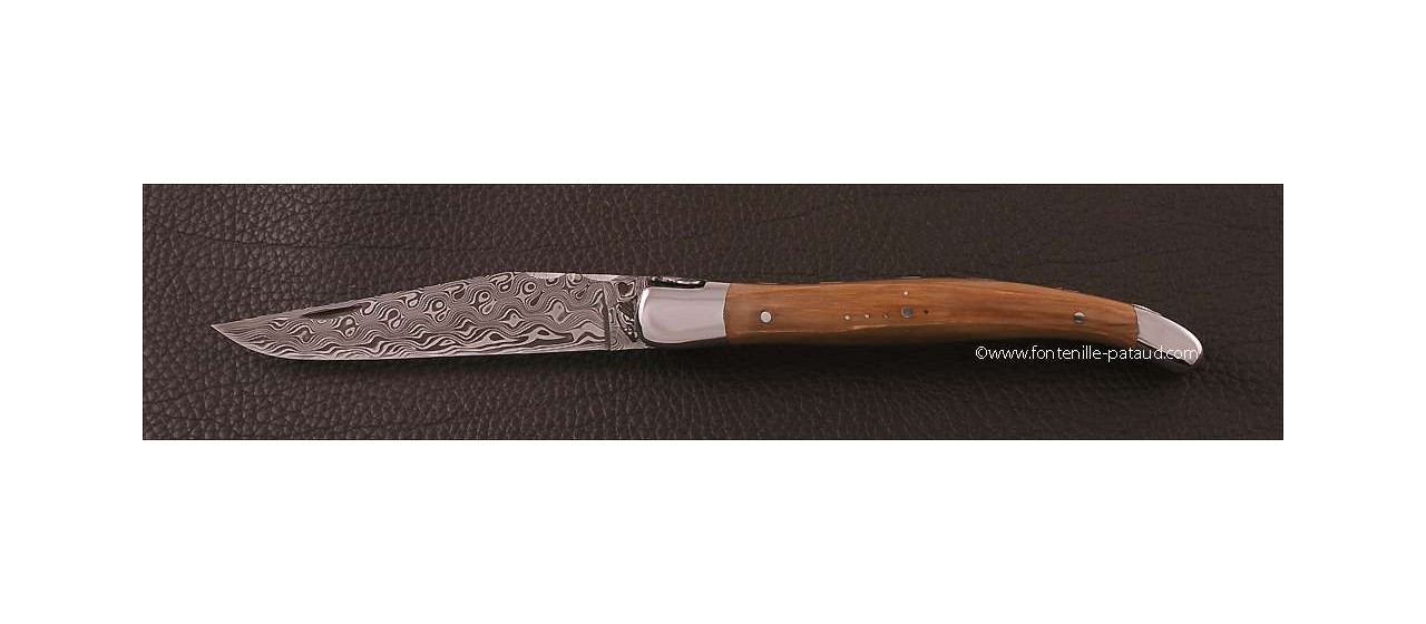 Laguiole knife fossilized mammoth ivory