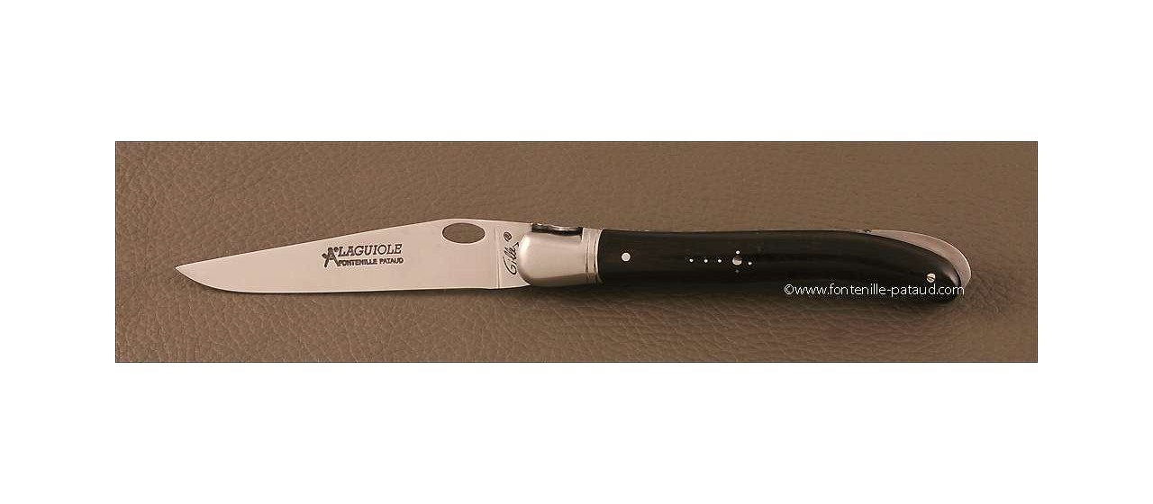 Laguiole Knife Nature Single Hand Range Ebony wood