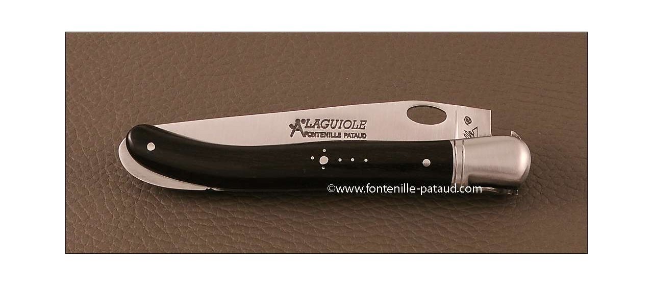 Laguiole Knife Nature Single Hand Range Ebony wood