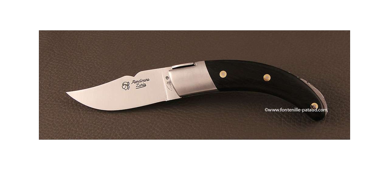 Corsican Rondinara knife classic range ebony