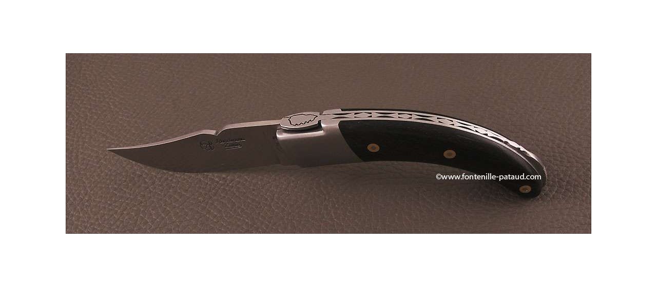 Corsican Rondinara knife classic range ebony