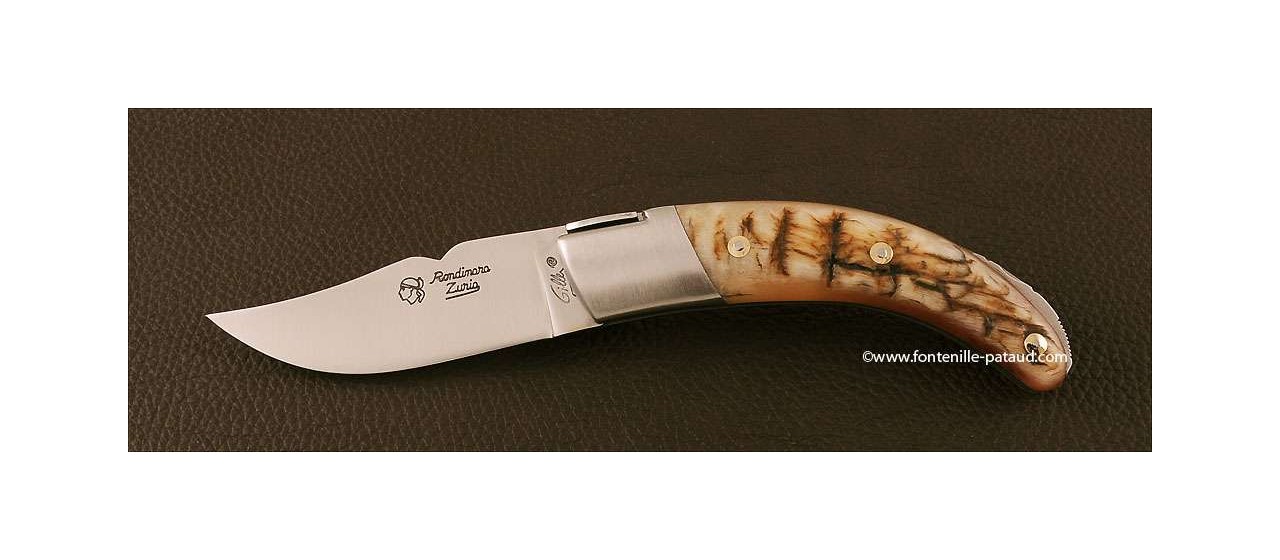 Corsican Rondinara knife classic range ram horn