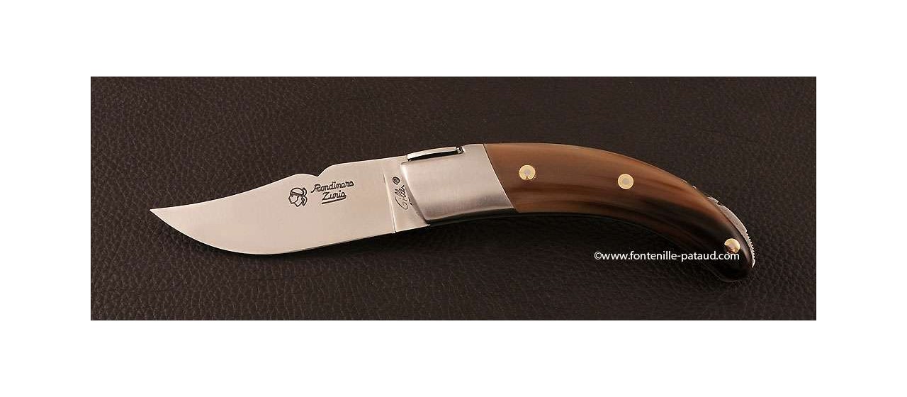 Corsican Rondinara knife classic range horn tip