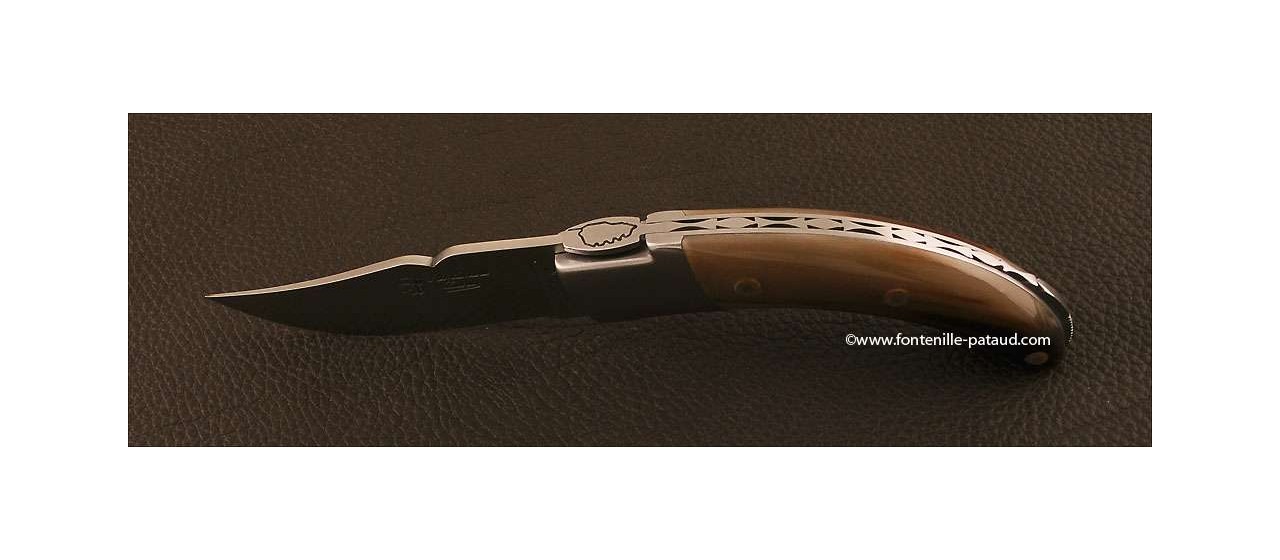 Corsican Rondinara knife classic range horn tip