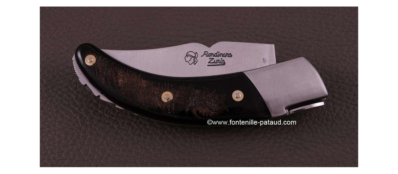 Corsican Rondinara knife classic range buffalo bark