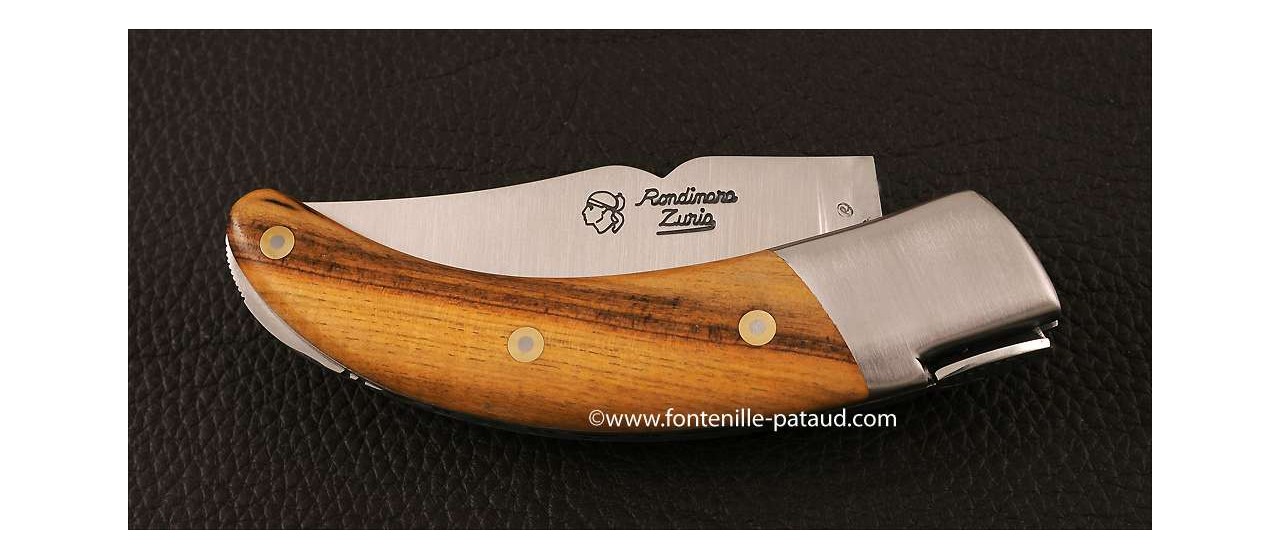 Corsican Rondinara knife classic range pistachio wood