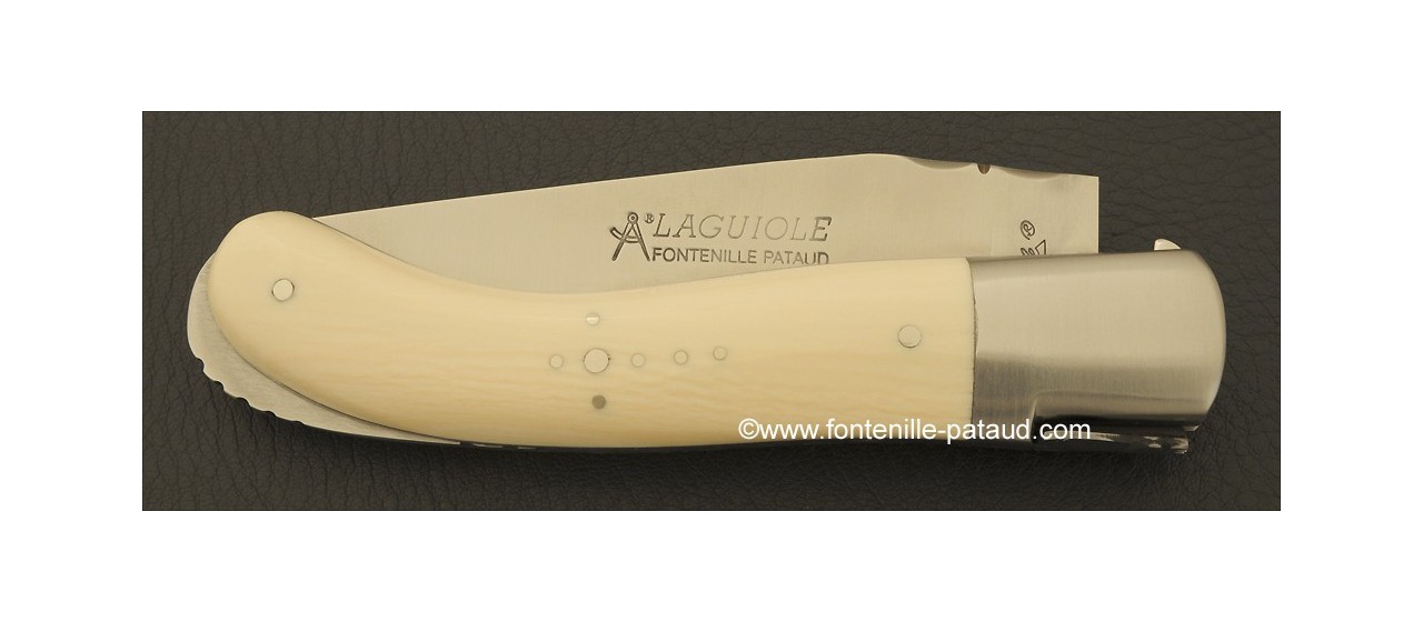 Laguiole Sport knife White Mammoth ivory