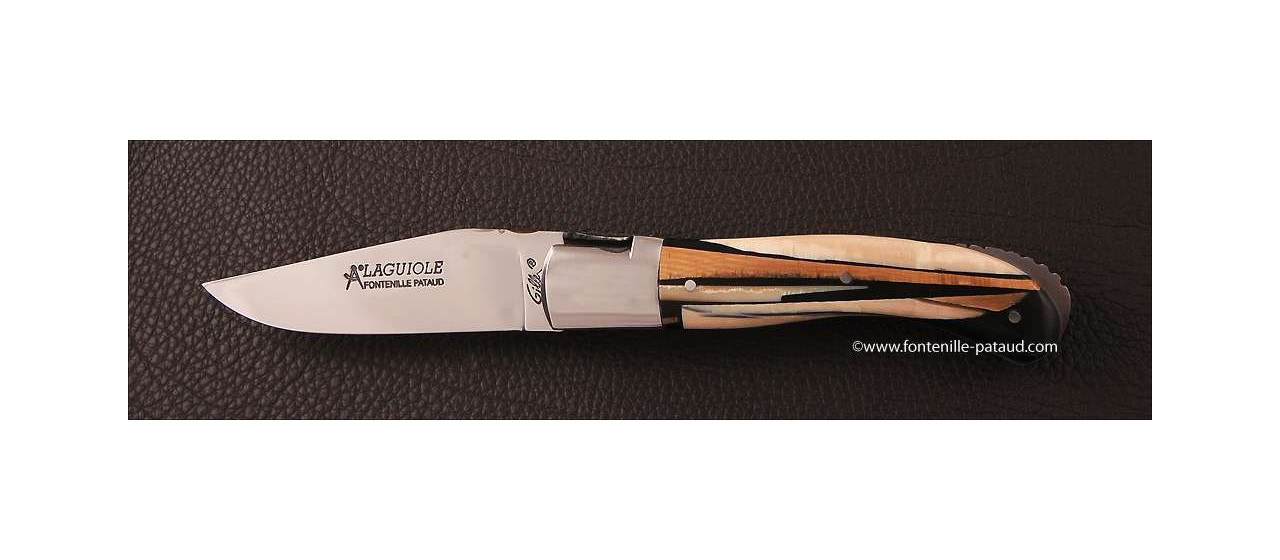 Laguiole Sport knife mammoth ivory handle