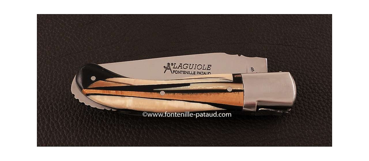 Couteau Laguiole Sport avec manche en ivoire de mammouth
