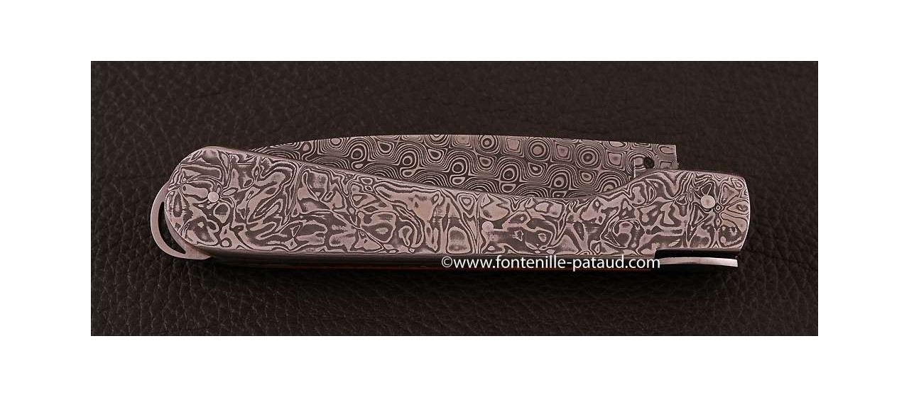 Corsican Sperone knife Damascus Range Full Damascus