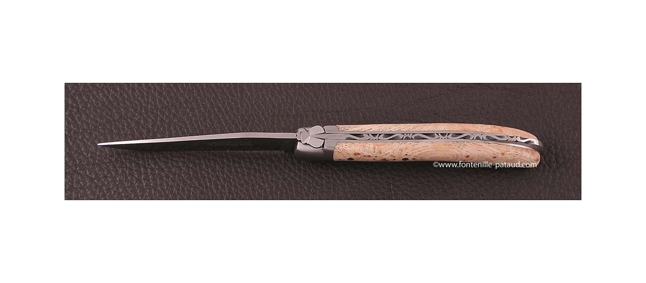 Laguiole Knife Le Pocket Classic Range Ash burl