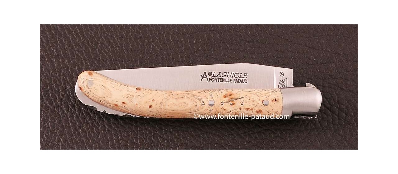 Laguiole Knife Le Pocket Classic Range Ash burl