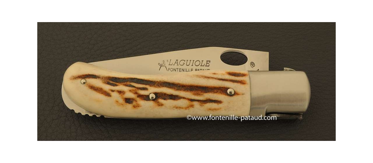 Laguiole Knife Gentleman Single Hand Opening Range Stag