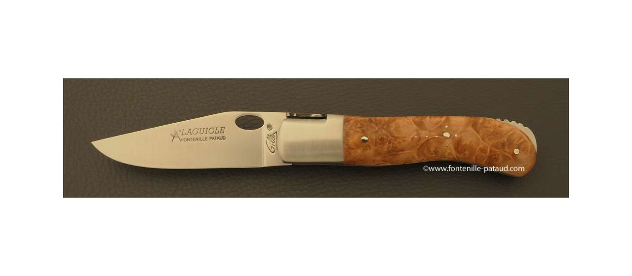 Laguiole Gentleman Single Hand Opening Range Stabilized Maple