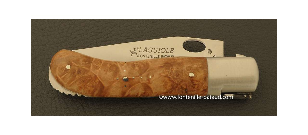 Laguiole Gentleman Single Hand Opening Range Stabilized Maple