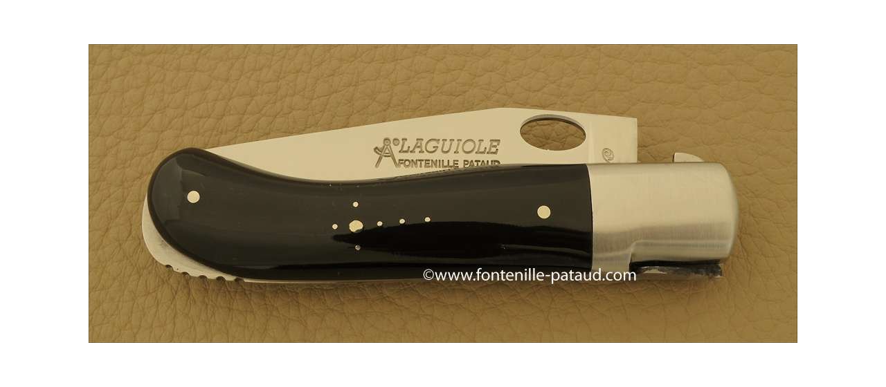 Laguiole Knife Gentleman Single Hand Opening Range Buffalo horn