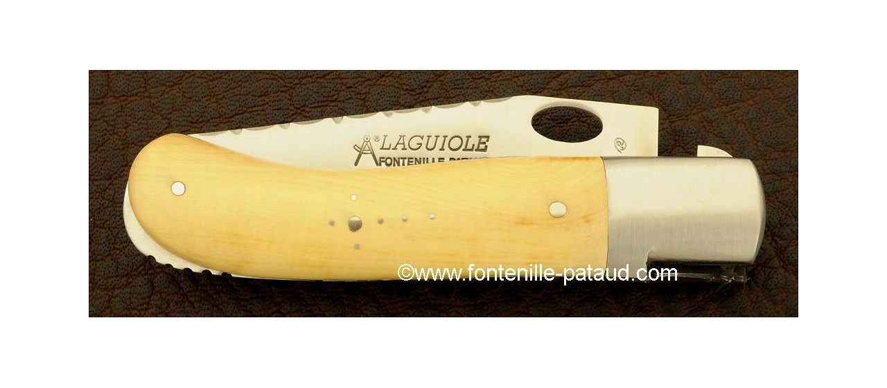 Laguiole Knife Gentleman Single Hand Opening Range Boxwood
