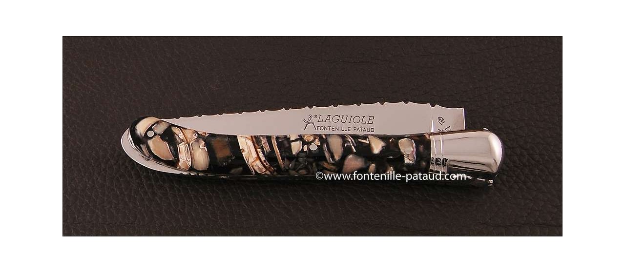 Luxury laguiole knife and mammoth ivory
