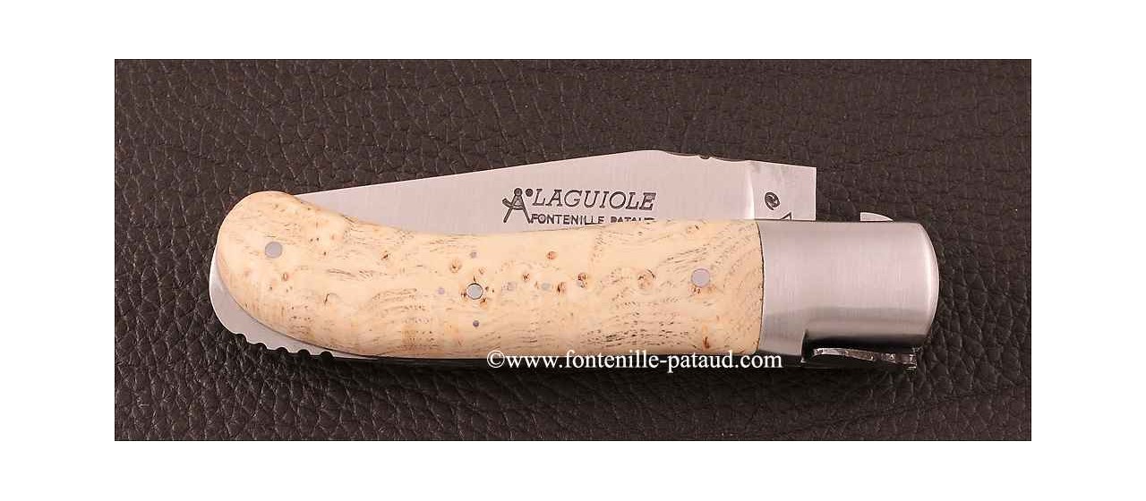 Laguiole Knife Gentleman Classic Range Ash Burl