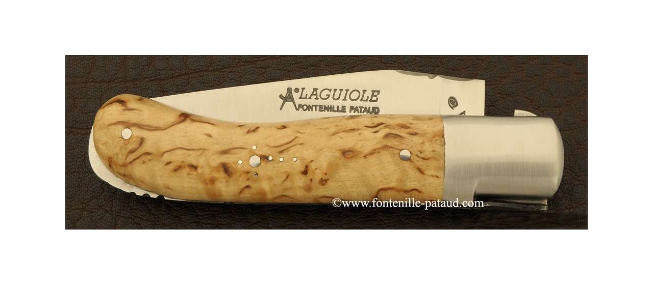 Laguiole Knife Gentleman Classic Range Curly Birch