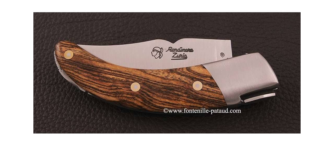 Couteau Corse le Rondinara Classique Bocote