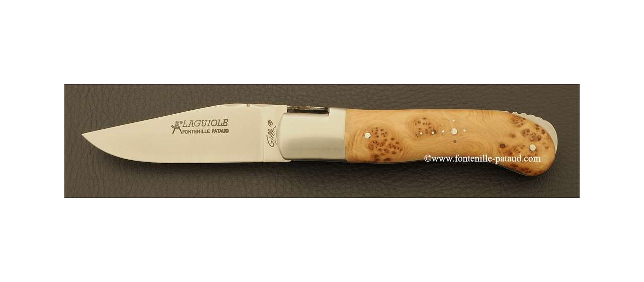 Laguiole Knife Gentleman Classic Range Juniper Burl