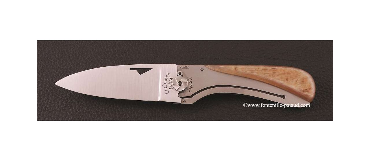 Corsican U Cumpa knife Classic range Ram horn