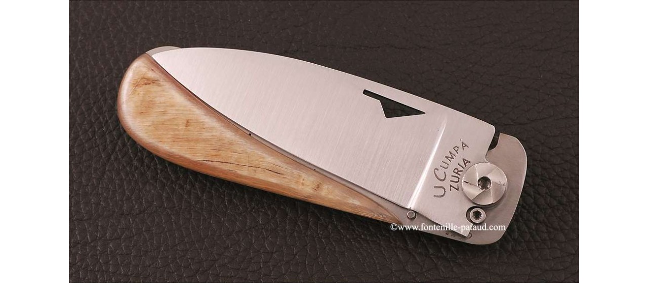 Corsican U Cumpa knife Classic range Ram horn