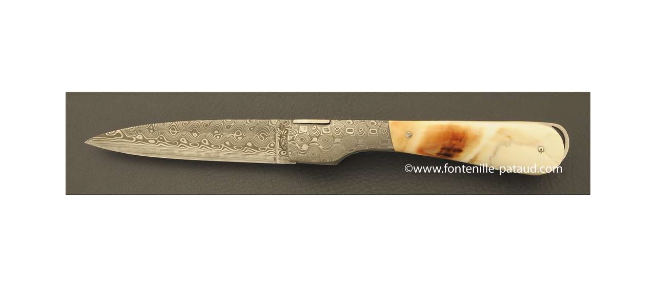 Corsican Sperone knife Damascus Range Warthog