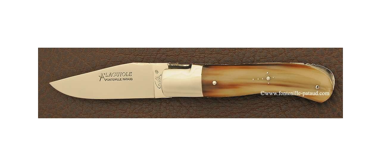 Laguiole Knife Gentleman Classic Range real Horn tip