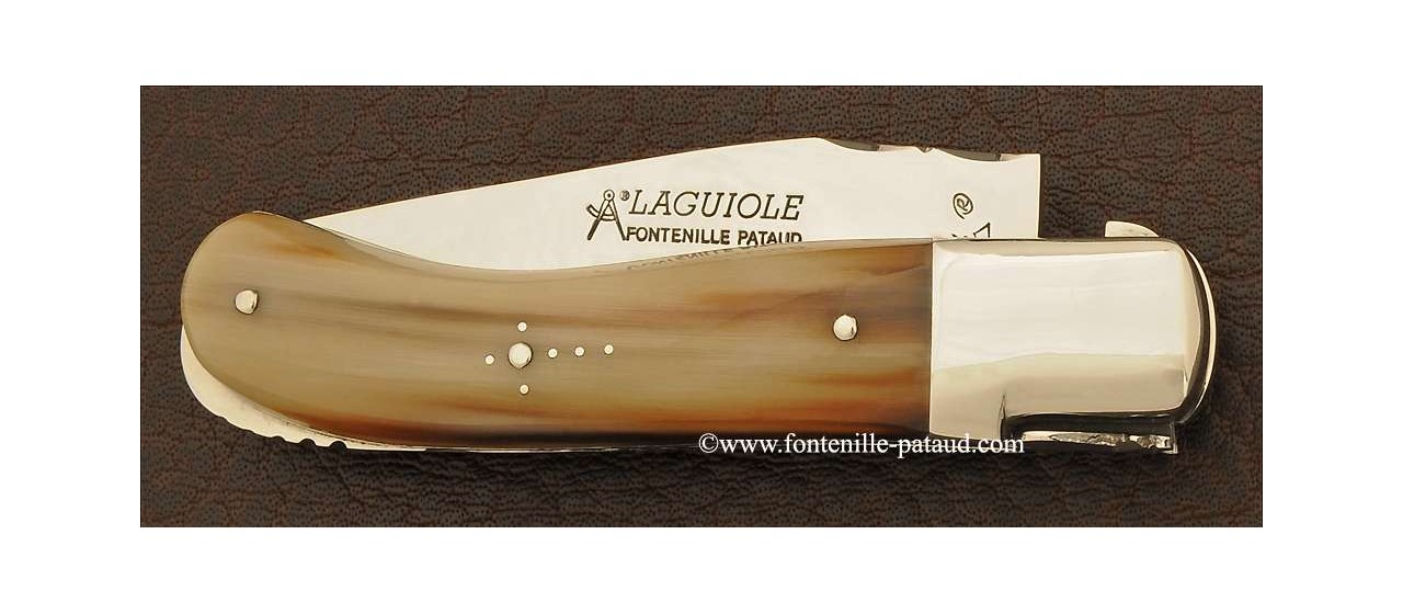 Laguiole Knife Gentleman Classic Range real Horn tip