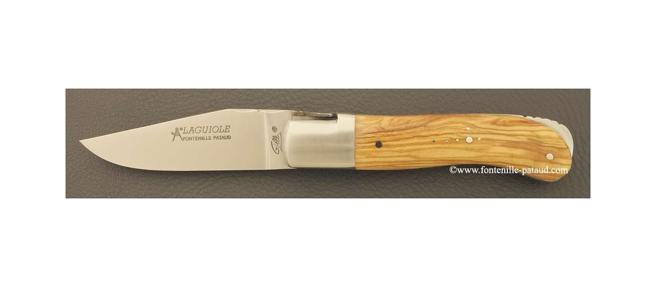 Laguiole Knife Gentleman Classic Range Olivewood