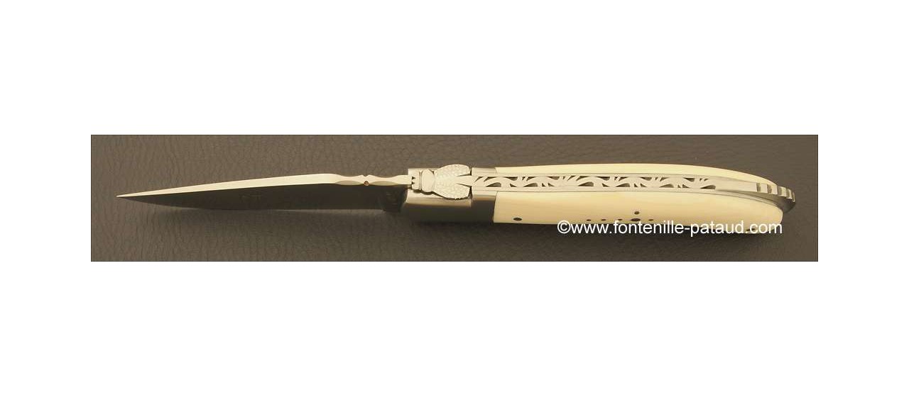 Laguiole Sport knife White Mammoth ivory