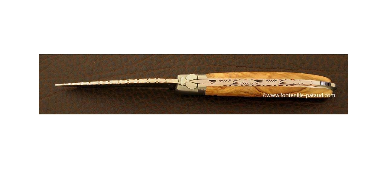 Olivewood laguiole knife