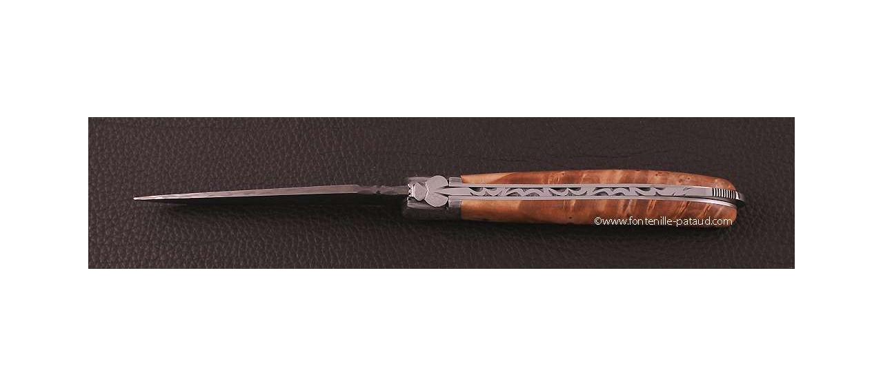 Laguiole Nature Damascus Range Stabilized Maple