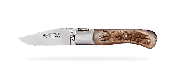 Laguiole Knife Sport Guilloche Range pistachio wood