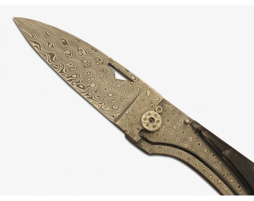 Stainless steel damascus blade