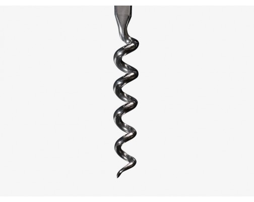 thin and tapered corkscrew "worm