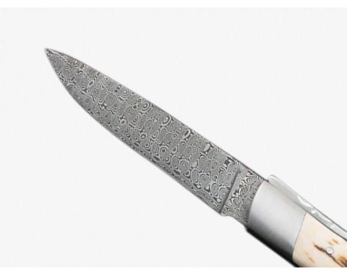 Stainless steel damascus blade